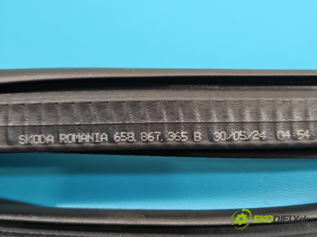 Skoda Kamiq 1.0 TSI 116 hp automatic 85 kW 999 cm3 5- Těsnění: dveře přední levé 658867365B
