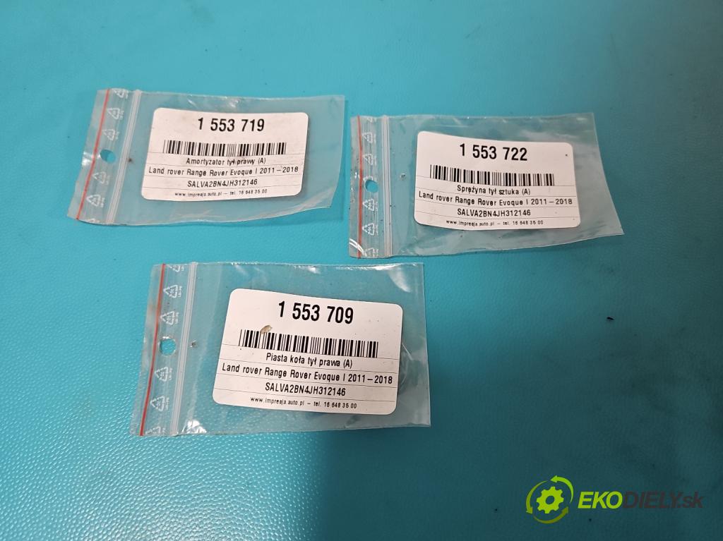 Land rover Range Rover Evoque I 2011-2018 2.0 td 150 HP automatic 110 kW 1999 cm3 5- Rozbočovač: kolesa zadné pravé