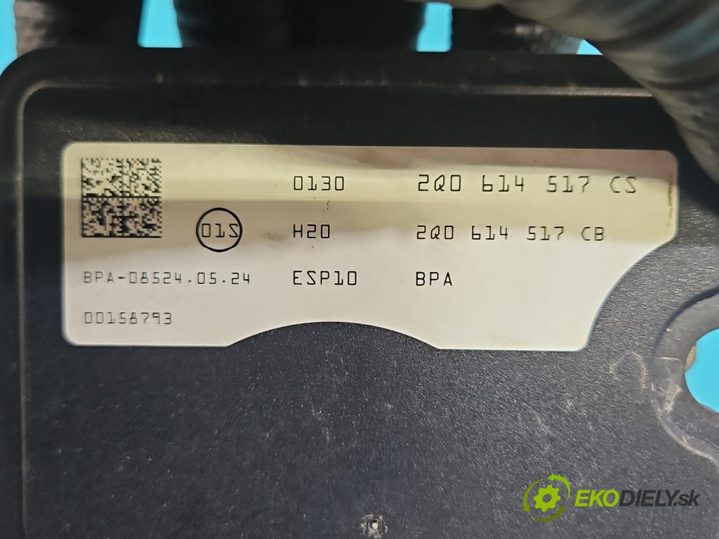 Skoda Kamiq 1.0 TSI 116 HP automatic 85 kW 999 cm3 5- čerpadlo abs 2Q0614517CS (Pumpa ABS)