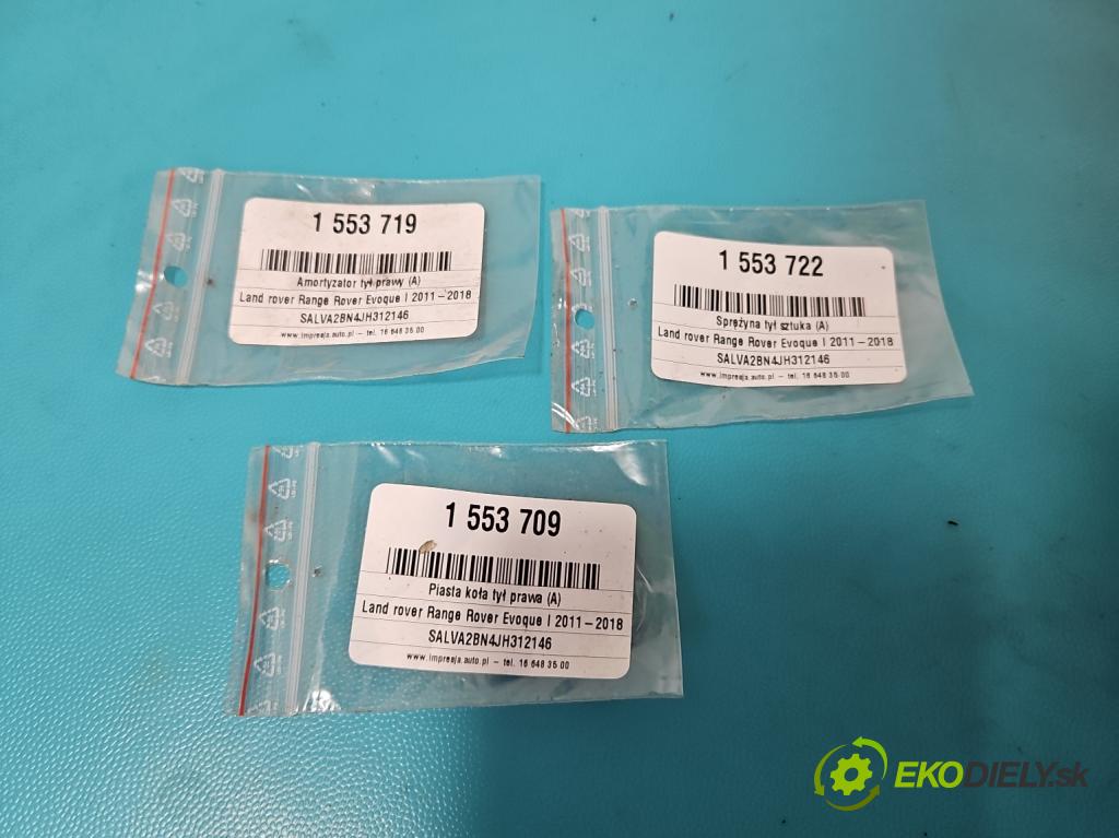 Land rover Range Rover Evoque I 2011-2018 2.0 td 150 hp automatic 110 kW 1999 cm3 5- pružina zadní BJ325534FD