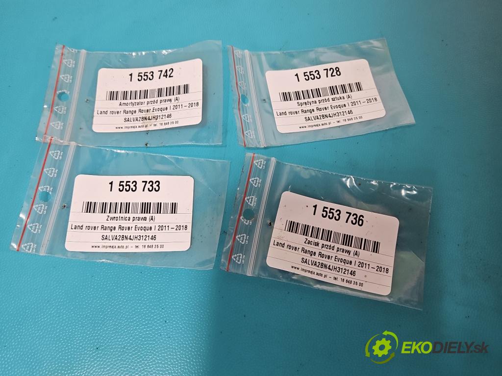 Land rover Range Rover Evoque I 2011-2018 2.0 td 150 HP automatic 110 kW 1999 cm3 5- náboj pravé  (Náboj kolesa)