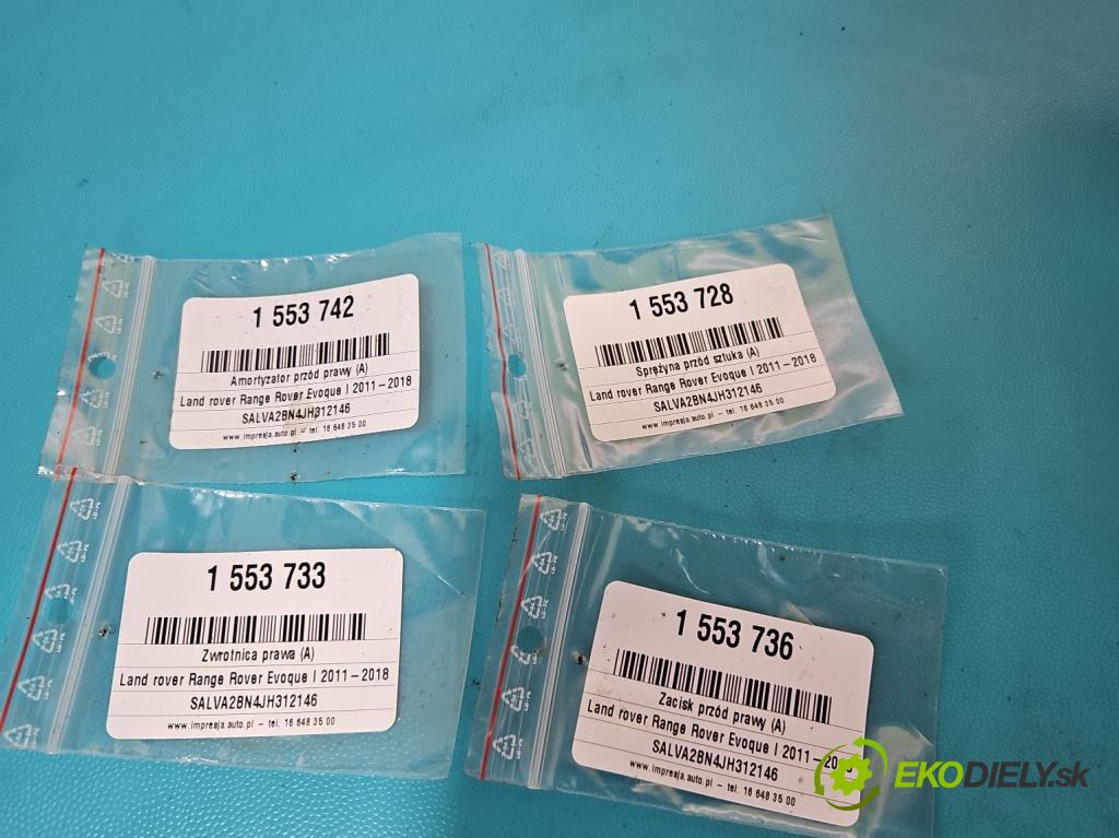 Land rover Range Rover Evoque I 2011-2018 2.0 td 150 HP automatic 110 kW 1999 cm3 5- brzdič predné pravý  (Kľučka dverí ostatné)