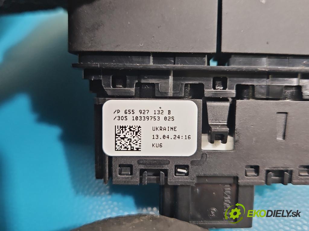 Skoda Kamiq 1.0 TSI 116 hp automatic 85 kW 999 cm3 5- Přepínač 655927132B