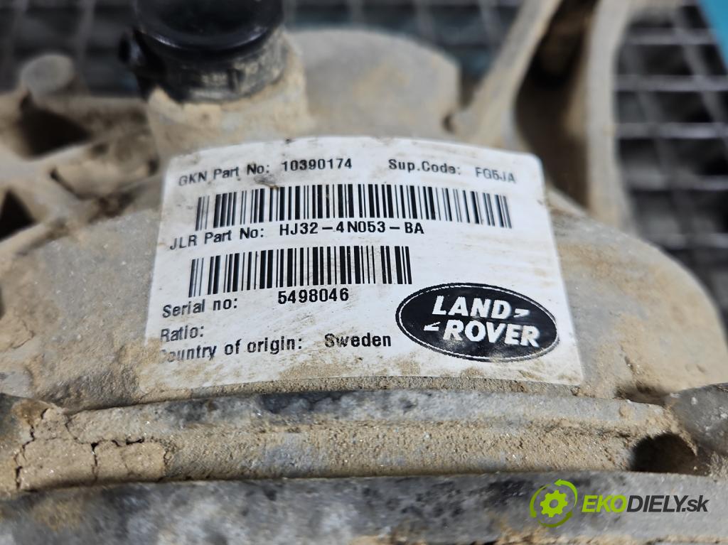 Land rover Range Rover Evoque I 2011-2018 2.0 td 150 hp automatic 110 kW 1999 cm3 5- diferenciál zadní HJ32-4N053-BA