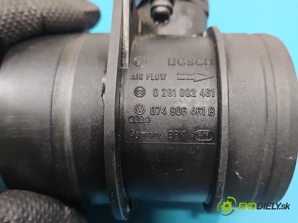 Seat Leon II 2005-2012 2.0 tdi 140 HP manual 103 kW 1968 cm3 5- průtokoměr: 0281002461 (Váha vzduchu)