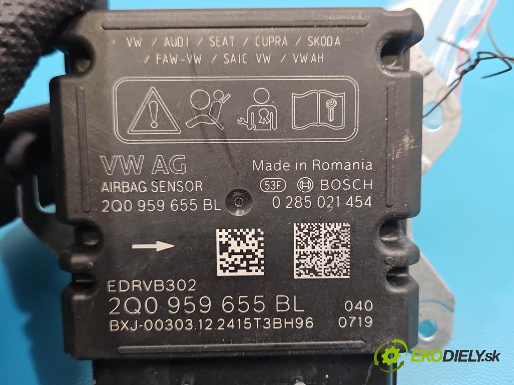 Skoda Kamiq 1.0 TSI 116 HP automatic 85 kW 999 cm3 5- riadiaca jednotka vankúše: 2Q0959655BL