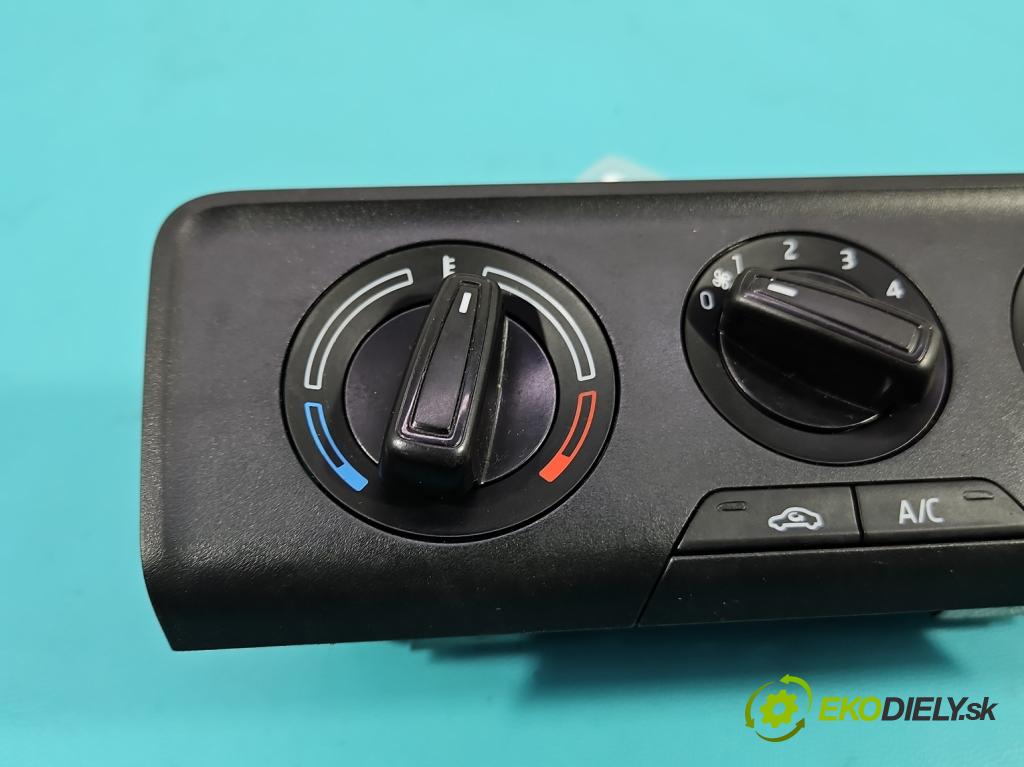 Skoda Fabia III 2014- 2021 1.0 TSI 95 hp manual 70 kW 999 cm3 5- palubní deska panel topení 6V0820045C