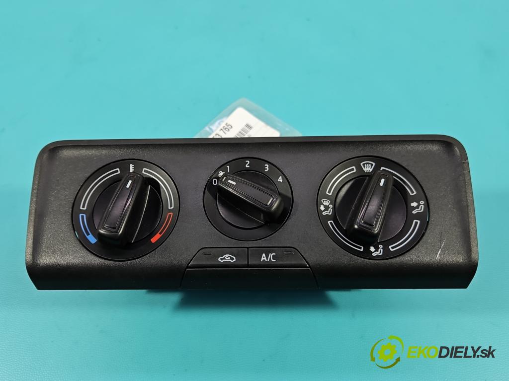 Skoda Fabia III 2014- 2021 1.0 TSI 95 hp manual 70 kW 999 cm3 5- palubní deska panel topení 6V0820045C