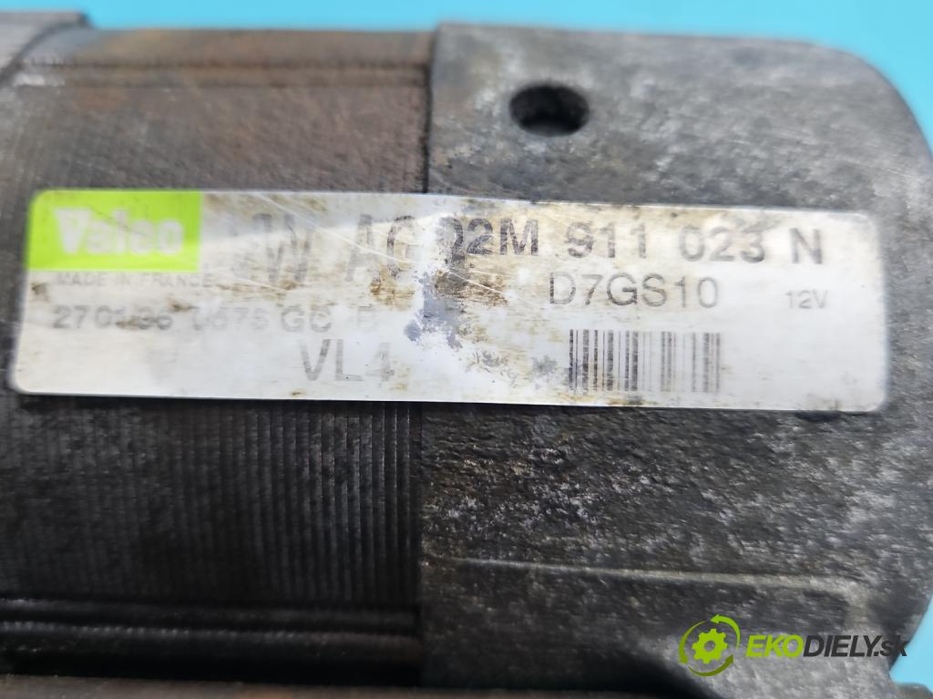 Seat Leon II 2005-2012 2.0 tdi 140 hp manual 103 kW 1968 cm3 5- startér: 02M911023N (Startér)