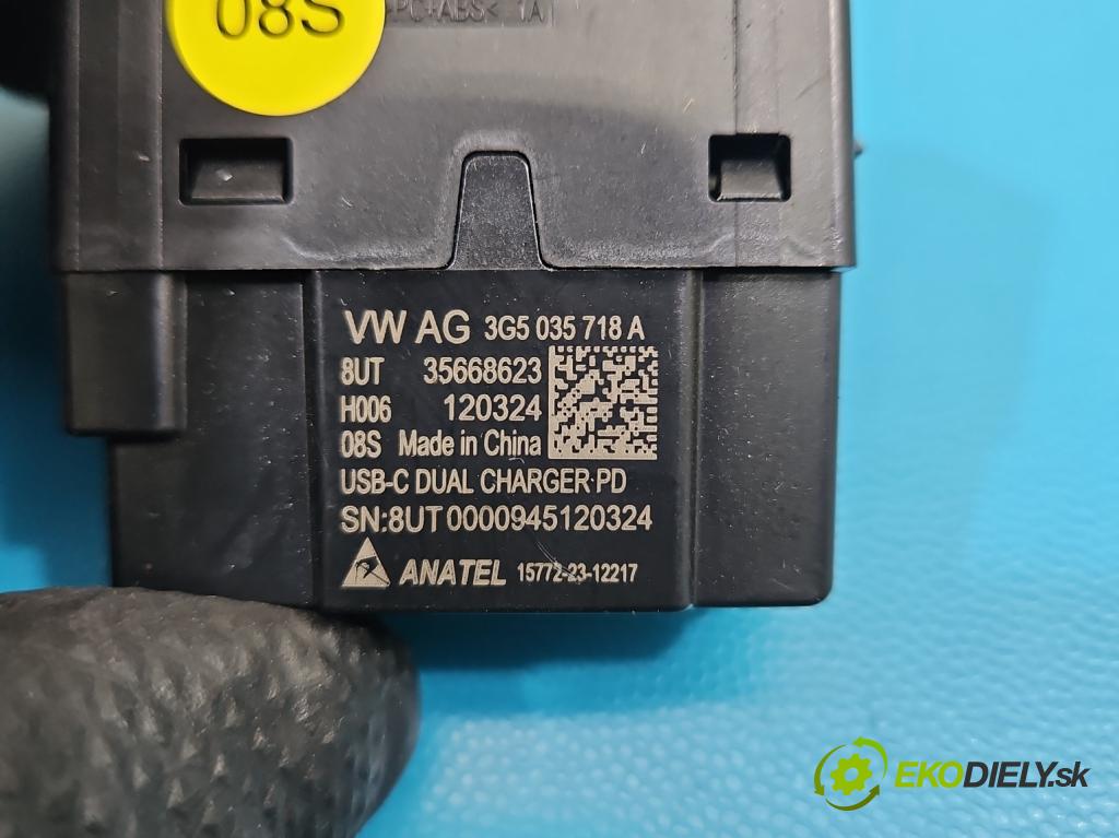 Skoda Kamiq 1.0 TSI 116 hp automatic 85 kW 999 cm3 5- zásuvka USB 3G5035718A