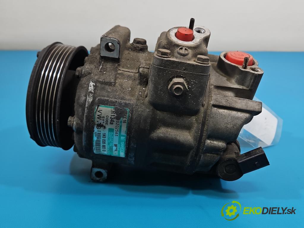 Seat Leon II 2005-2012 2.0 tdi 140 HP manual 103 kW 1968 cm3 5- Kompresor: klimatizácie 1K0820803Q (Kompresor klimatizácie)