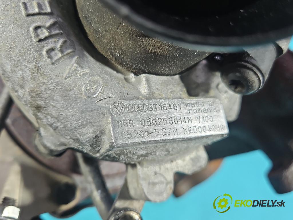 Seat Leon II 2005-2012 2.0 tdi 140 hp manual 103 kW 1968 cm3 5- Turbodmychadlo 765261-5 (Kompletní turbodmychadlo)