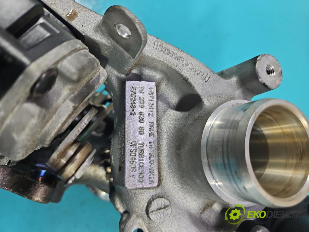 Peugeot 308 II 2013-2021 1.2 12V 110 HP manual 81 kW 1199 cm3 5- turbodúchadlo, turbo 870248-2 (Turbodúchadlo (kompletné))