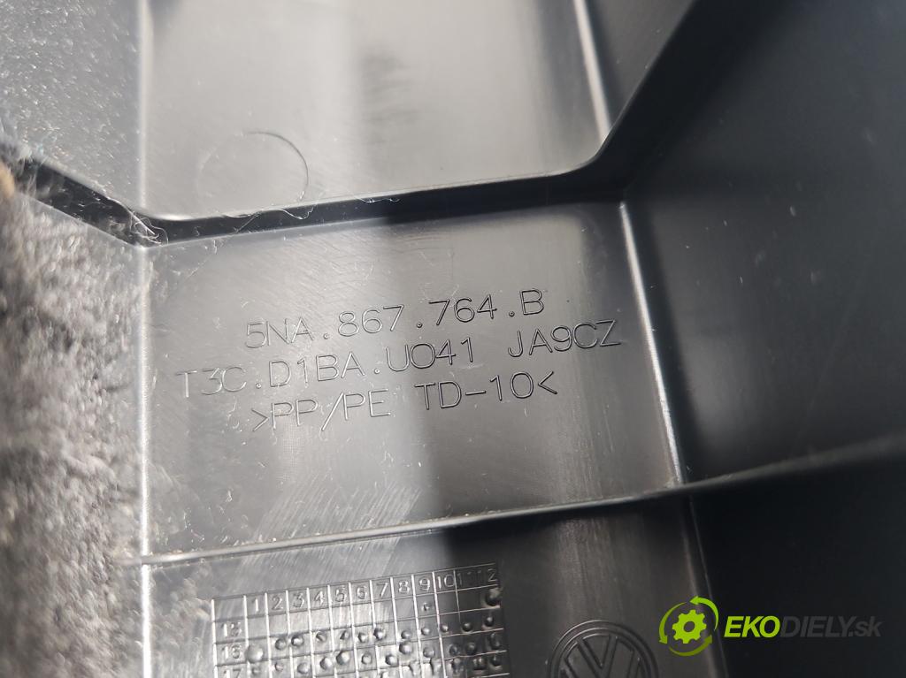 Vw Tiguan II 2016-2024 1.5 TSI 150 hp automatic 110 kW 1498 cm3 5- Tapacír: kufra: pravé 5NA867764B