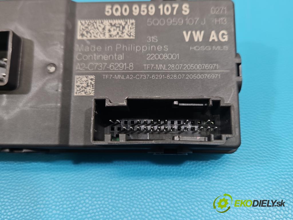 Vw Tiguan II 2016-2024 1.5 TSI 150 HP automatic 110 kW 1498 cm3 5- riadiaca jednotka ostatné 5Q0959107S