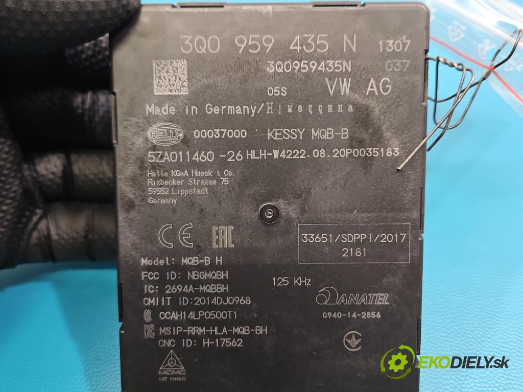 Vw Tiguan II 2016-2024 1.5 TSI 150 HP automatic 110 kW 1498 cm3 5- riadiaca jednotka ostatné 3Q0959435N