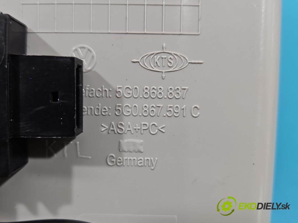 Vw Tiguan II 2016-2024 1.5 TSI 150 HP automatic 110 kW 1498 cm3 5- svetlo / reflektor interiéra 5Q0951172