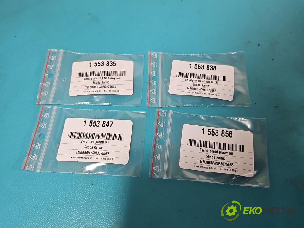 Skoda Kamiq 1.0 TSI 116 HP automatic 85 kW 999 cm3 5- brzdič predné pravý  (Kľučka dverí ostatné)