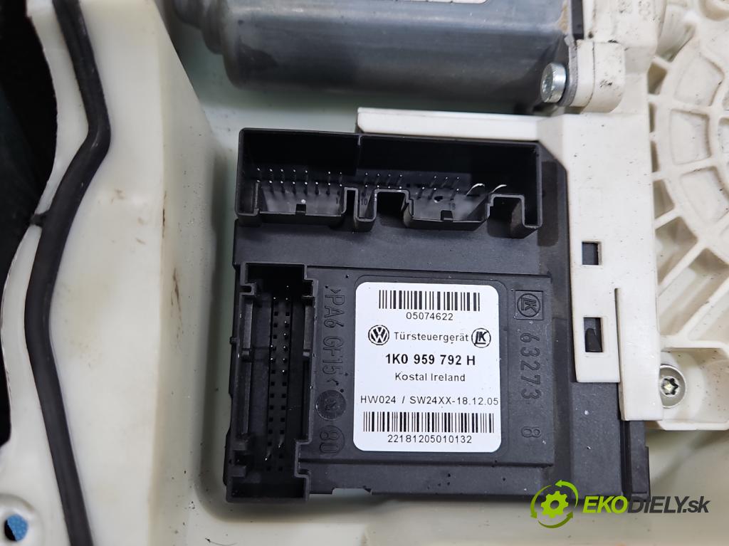 Seat Altea 1.6b 102 HP manual 75 kW 1595 cm3 5- mechanizmus okna predné ľavý 1K0959792H