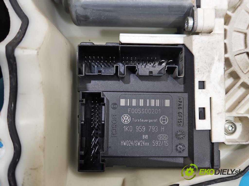 Seat Altea 1.6b 102 HP manual 75 kW 1595 cm3 5- mechanizmus okna predné pravý 1K0959793H