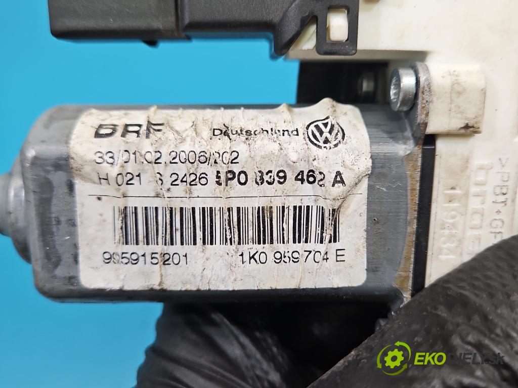 Seat Altea 1.6b 102 HP manual 75 kW 1595 cm3 5- mechanizmus okna zadné pravý 5P0839462A