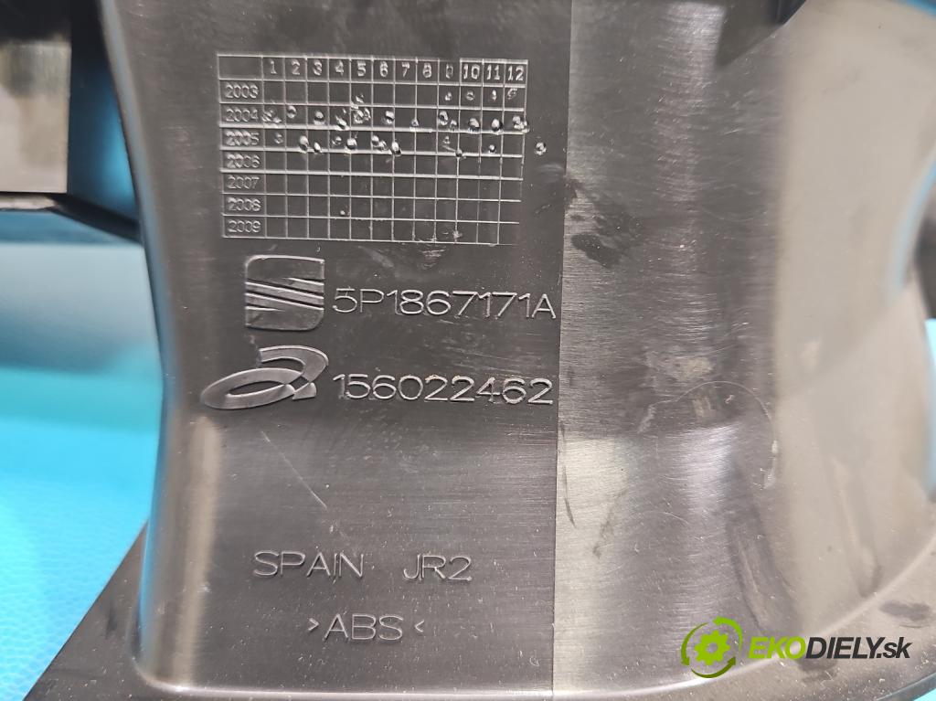 Seat Altea 1.6b 102 HP manual 75 kW 1595 cm3 5- prepínač okien spätných zrkadiel 5P1867171A