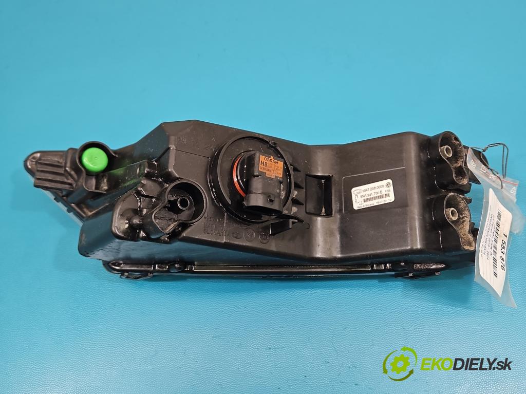 Vw Tiguan II 2016-2024 1.5 TSI 150 HP automatic 110 kW 1498 cm3 5- Halogen pravý 5NA941700B (Kľučka dverí ostatné)