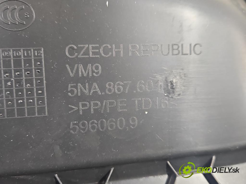 Vw Tiguan II 2016-2024 1.5 TSI 150 HP automatic 110 kW 1498 cm3 5- Čalounictví: kufrové dvere 5NA867601B