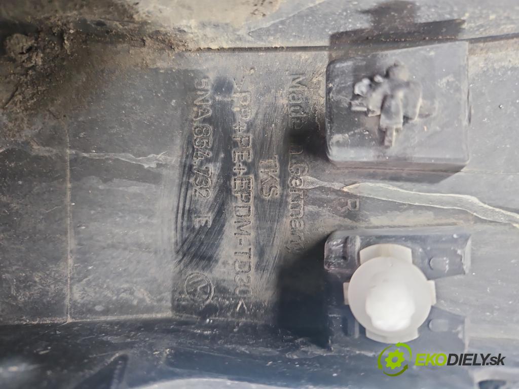 Vw Tiguan II 2016-2024 1.5 TSI 150 hp automatic 110 kW 1498 cm3 5- lišta blatník: přední pravé 5NA854732E