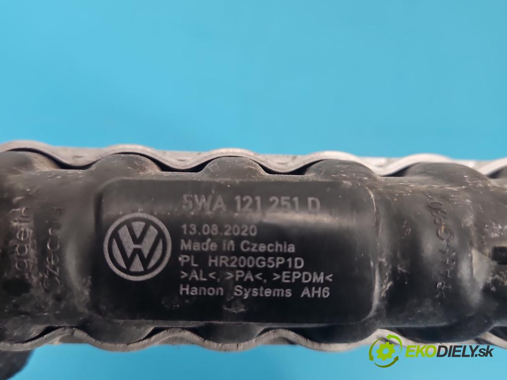 Vw Tiguan II 2016-2024 1.5 TSI 150 hp automatic 110 kW 1498 cm3 5- Chladič vody 5WA121251D (Vodní chladič)