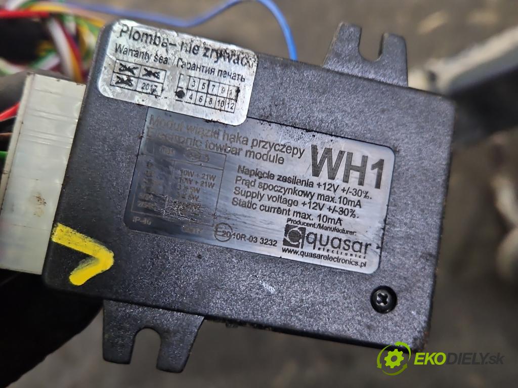 Opel Meriva B 2010-2017 1.4 16V 101 hp manual 74 kW 1398 cm3 5- oko tažné  (Tažné zařízení)