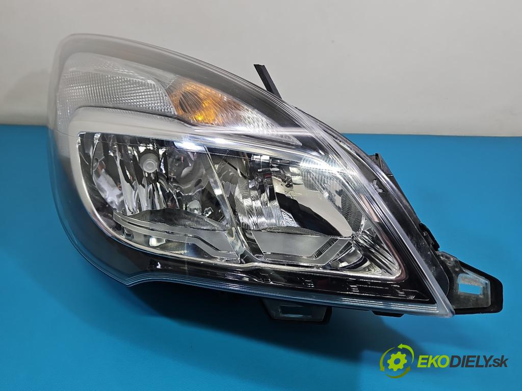 Opel Meriva B 2010-2017 1.4 16V 101 hp manual 74 kW 1398 cm3 5- světlo pravý 13372320 (Pravé přední světlo)
