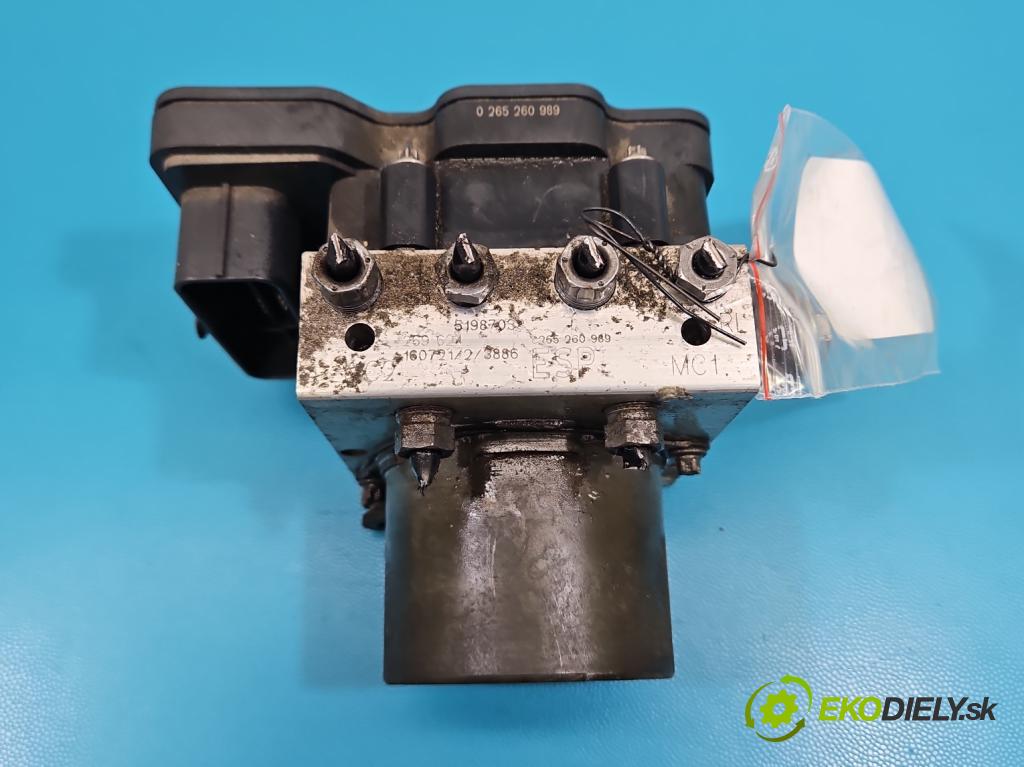 Fiat Ducato IV 2014- 2.3 jtd 131 HP manual 96 kW 2287 cm3 5- čerpadlo abs 0265260989 (Pumpa ABS)