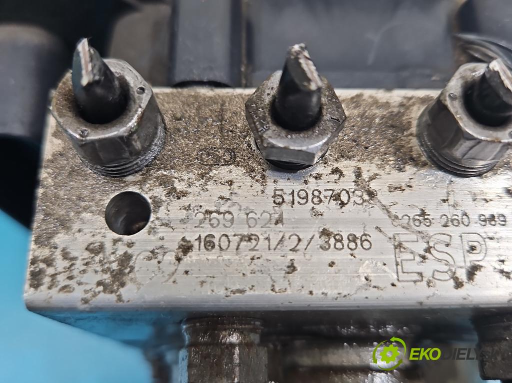 Fiat Ducato IV 2014- 2.3 jtd 131 HP manual 96 kW 2287 cm3 5- čerpadlo abs 0265260989 (Pumpa ABS)