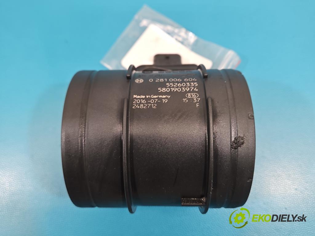 Fiat Ducato IV 2014- 2.3 jtd 131 HP manual 96 kW 2287 cm3 5- průtokoměr: 0281006604 (Váha vzduchu)