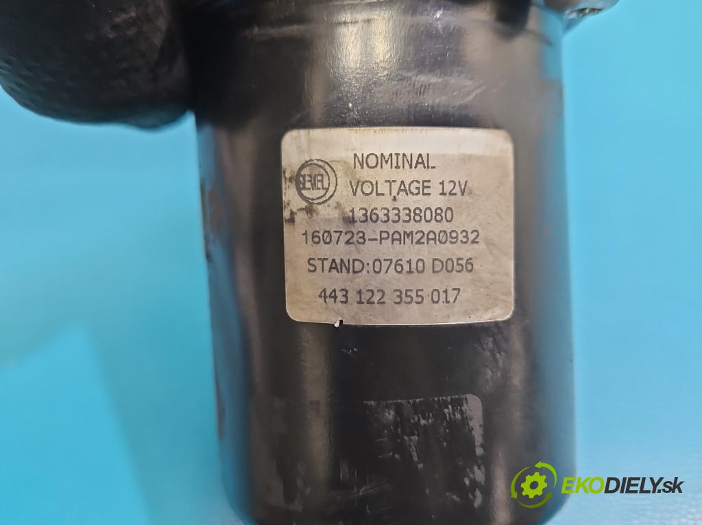 Fiat Ducato IV 2014- 2.3 jtd 131 hp manual 96 kW 2287 cm3 5- motor stěračů přední 1363338080