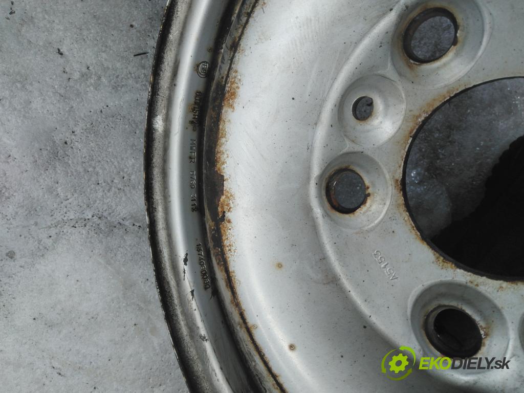 Fiat Ducato IV 2014- 2.3 jtd 131 hp manual 96 kW 2287 cm3 5- Felga ocelový 15"