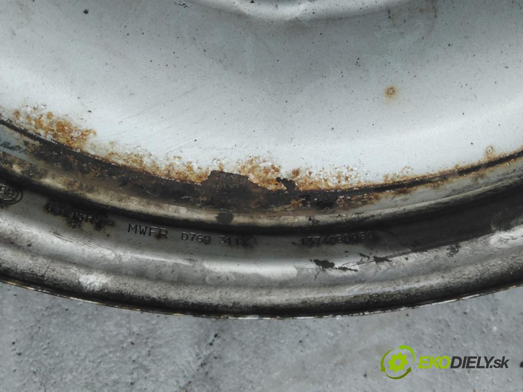 Fiat Ducato IV 2014- 2.3 jtd 131 hp manual 96 kW 2287 cm3 5- Felga ocelový 15"