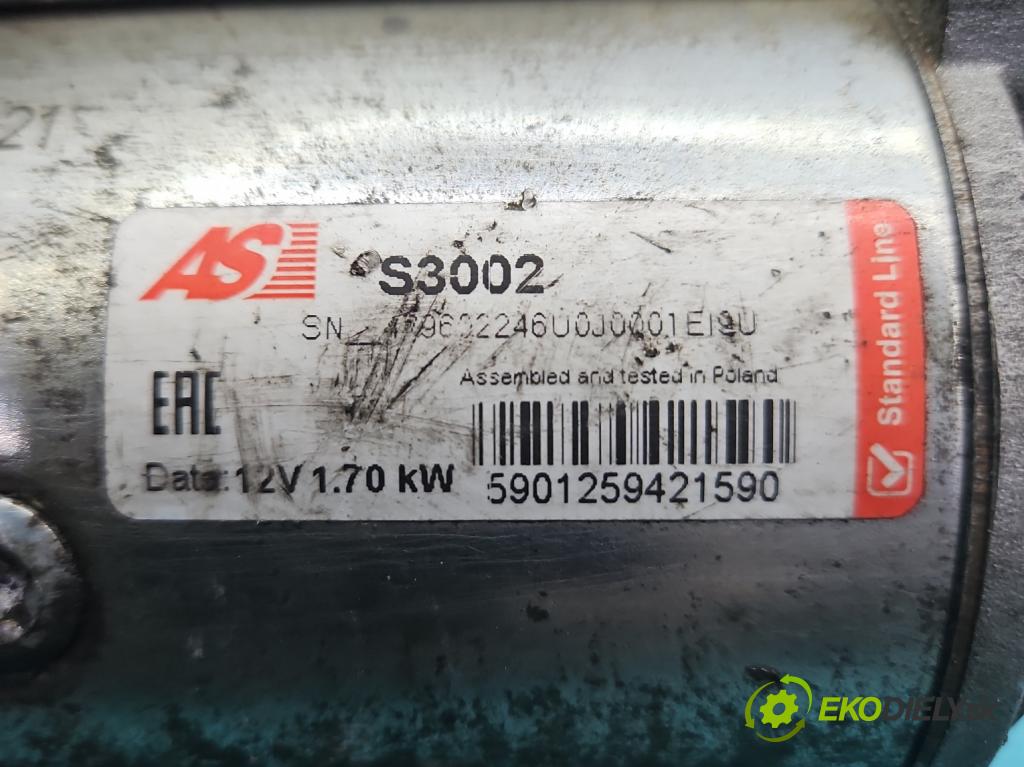 Citroen Berlingo I 1996-2008 2.0 hdi 90 HP manual 66 kW 1997 cm3 5- štartér (Štartér)