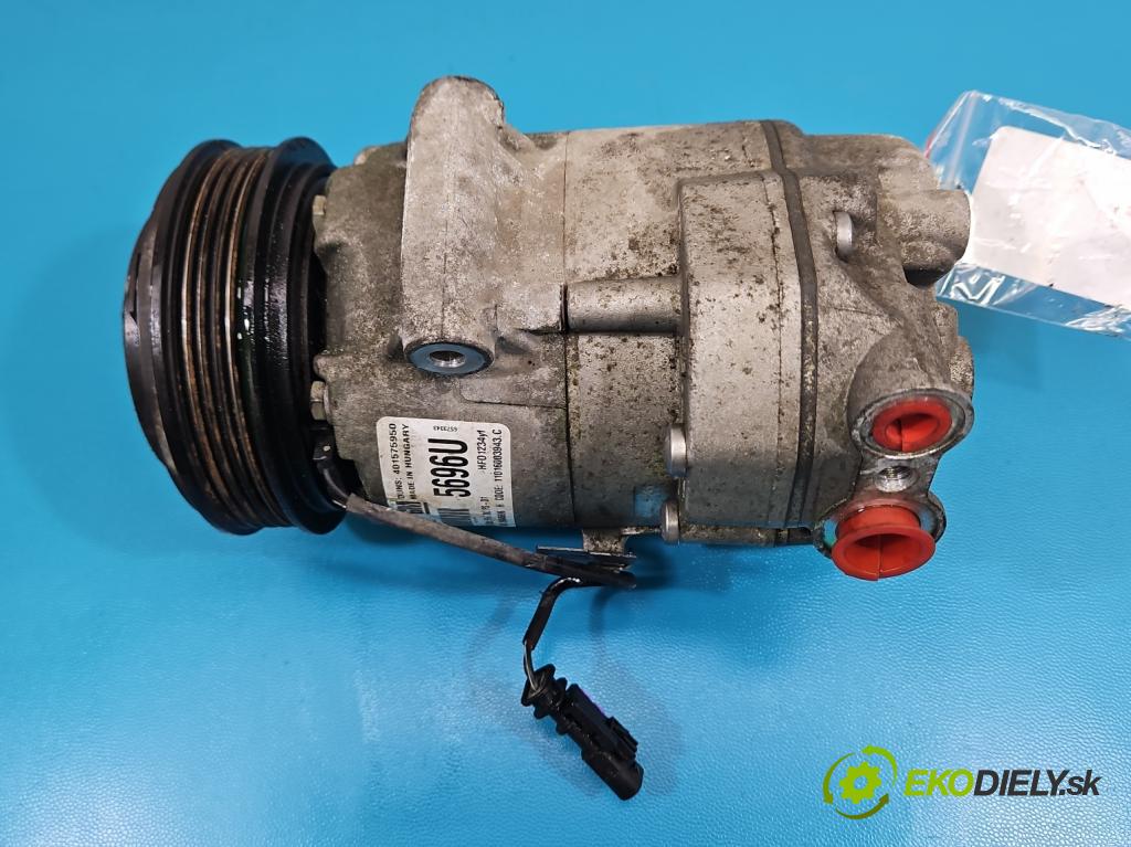 Opel Meriva B 2010-2017 1.4 16V 101 HP manual 74 kW 1398 cm3 5- Kompresor: klimatizácie 401575950 (Kompresor klimatizácie)