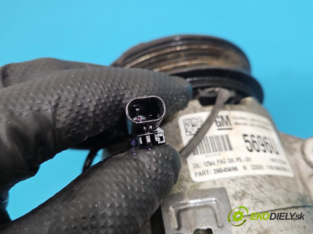 Opel Meriva B 2010-2017 1.4 16V 101 HP manual 74 kW 1398 cm3 5- Kompresor: klimatizácie 401575950 (Kompresor klimatizácie)