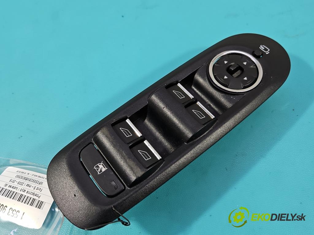 Ford S-max I 2006-2015 2.2 tdci 175 HP manual 129 kW 2179 cm3 5- prepínač okien spätných zrkadiel 7S7T-14A132-BC