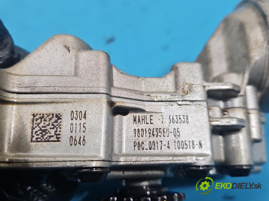 Peugeot 2008 I 2013-2019 1.2 12V 131 HP manual 96 kW 1199 cm3 5- čerpadlo oleja: 9801943580-05 (Olejová pumpa)