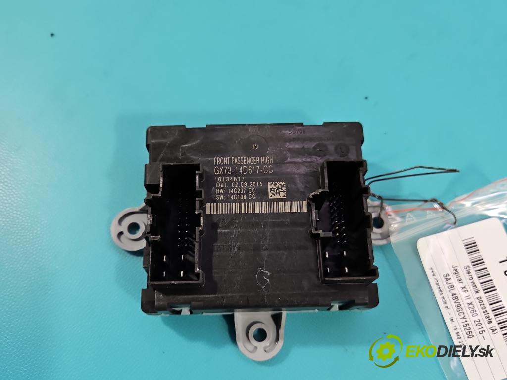 Jaguar XF II X260 2015- 3.0 V6 340KM: automatic 250 kW 2995 cm3 4- riadiaca jednotka ostatné GX73-14D617-CC