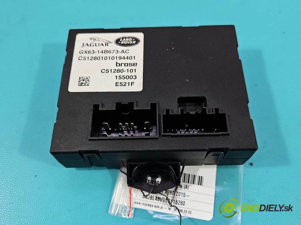 Jaguar XF II X260 2015- 3.0 V6 340KM: automatic 250 kW 2995 cm3 4- riadiaca jednotka ostatné GX63-14B673-AC