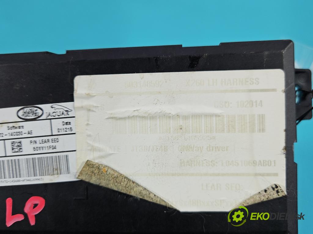 Jaguar XF II X260 2015- 3.0 V6 340KM: automatic 250 kW 2995 cm3 4- riadiaca jednotka ostatné DPLA-14C249-AA