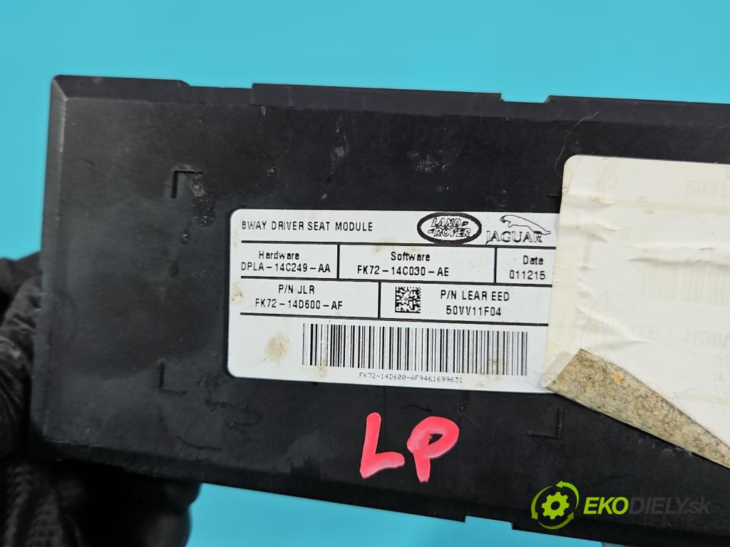 Jaguar XF II X260 2015- 3.0 V6 340KM: automatic 250 kW 2995 cm3 4- riadiaca jednotka ostatné DPLA-14C249-AA