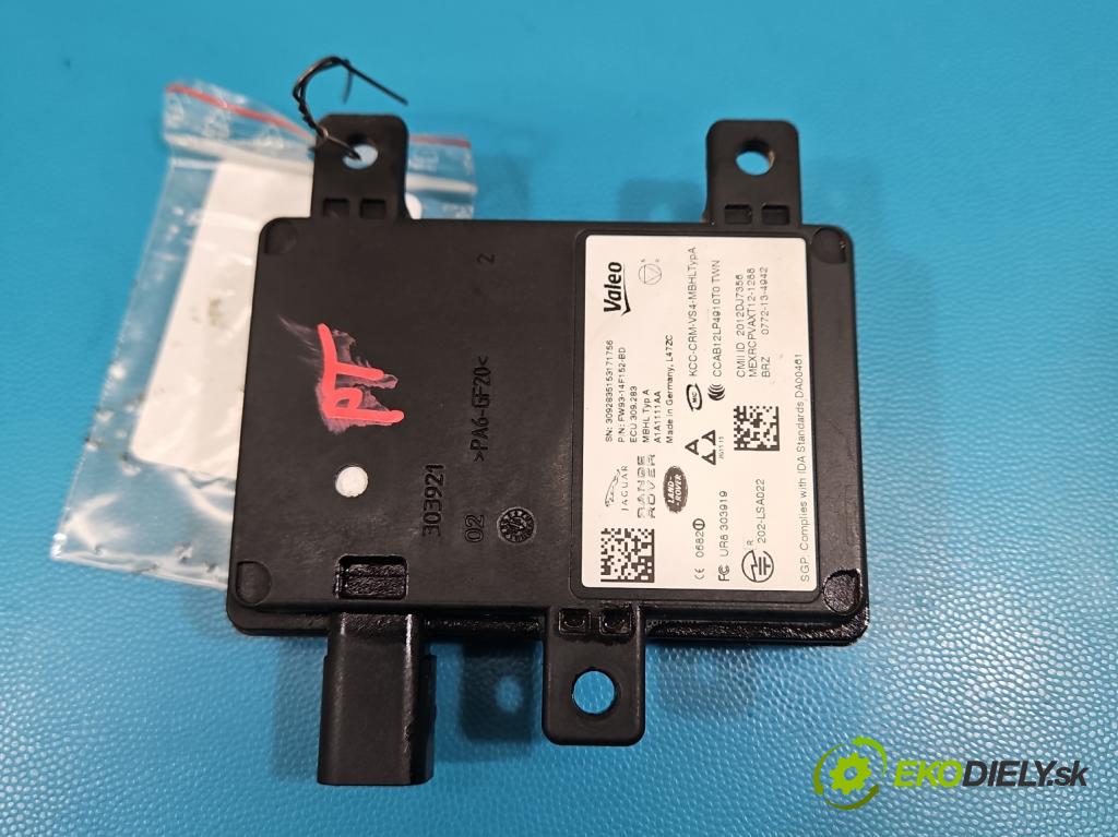 Jaguar XF II X260 2015- 3.0 V6 340KM: automatic 250 kW 2995 cm3 4- riadiaca jednotka ostatné FW93-14F152-BD