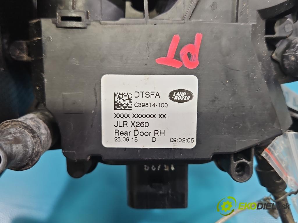 Jaguar XF II X260 2015- 3.0 V6 340KM: automatic 250 kW 2995 cm3 4- zámok zadné pravý C39814-100