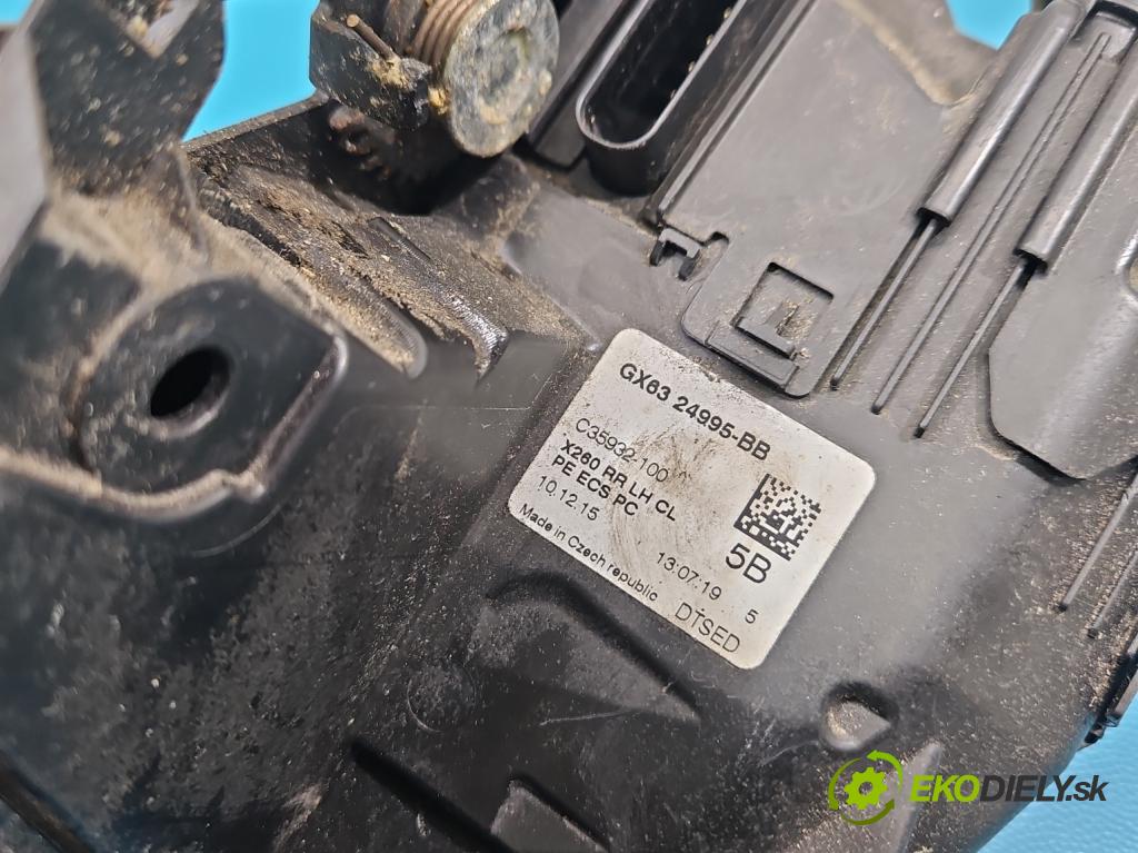 Jaguar XF II X260 2015- 3.0 V6 340KM: automatic 250 kW 2995 cm3 4- zámok zadné ľavý GX63-24995-BB